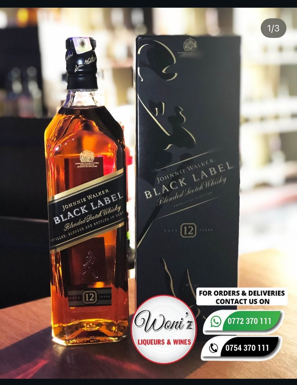 Johnnie Walker Black Label whisky